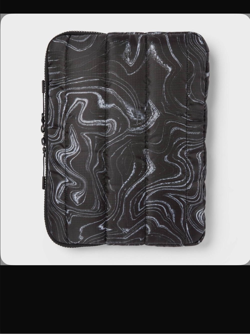 heyday Black & White Swirl Laptop Sleeve